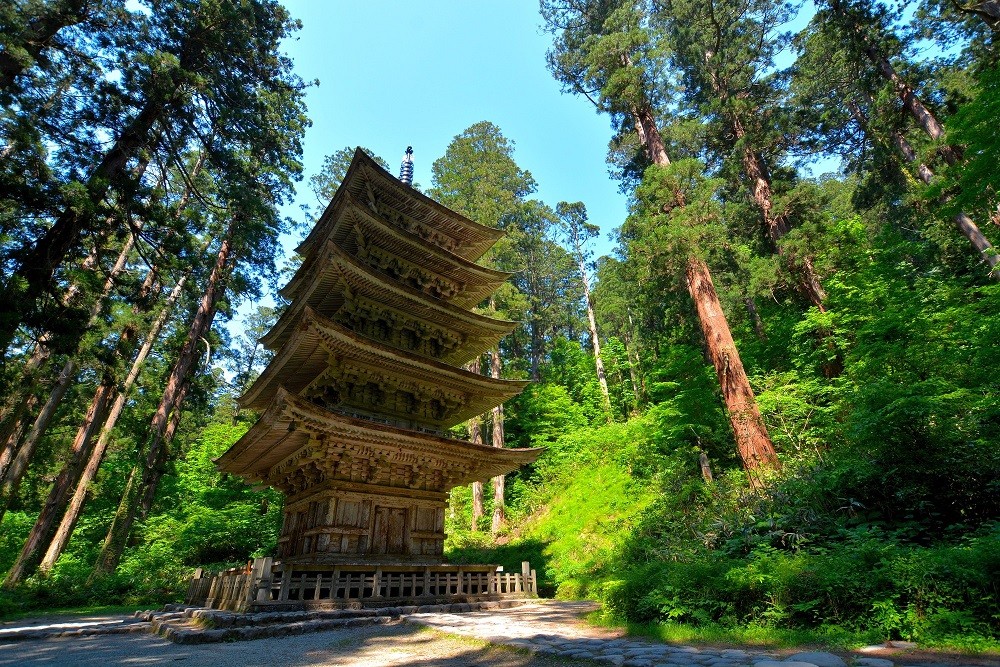 Mount Hagurosan Five-storied Pagoda